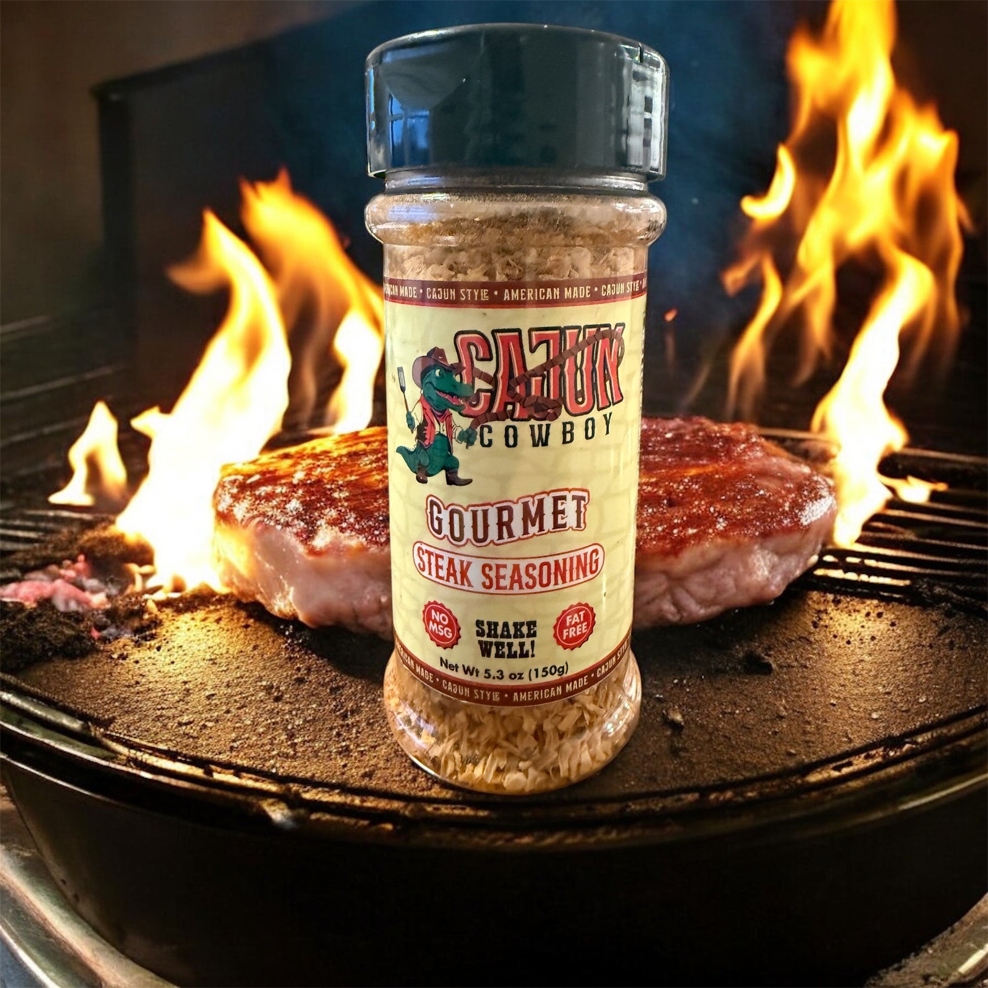 Cajun Cowboy Gourmet Steak Seasoning