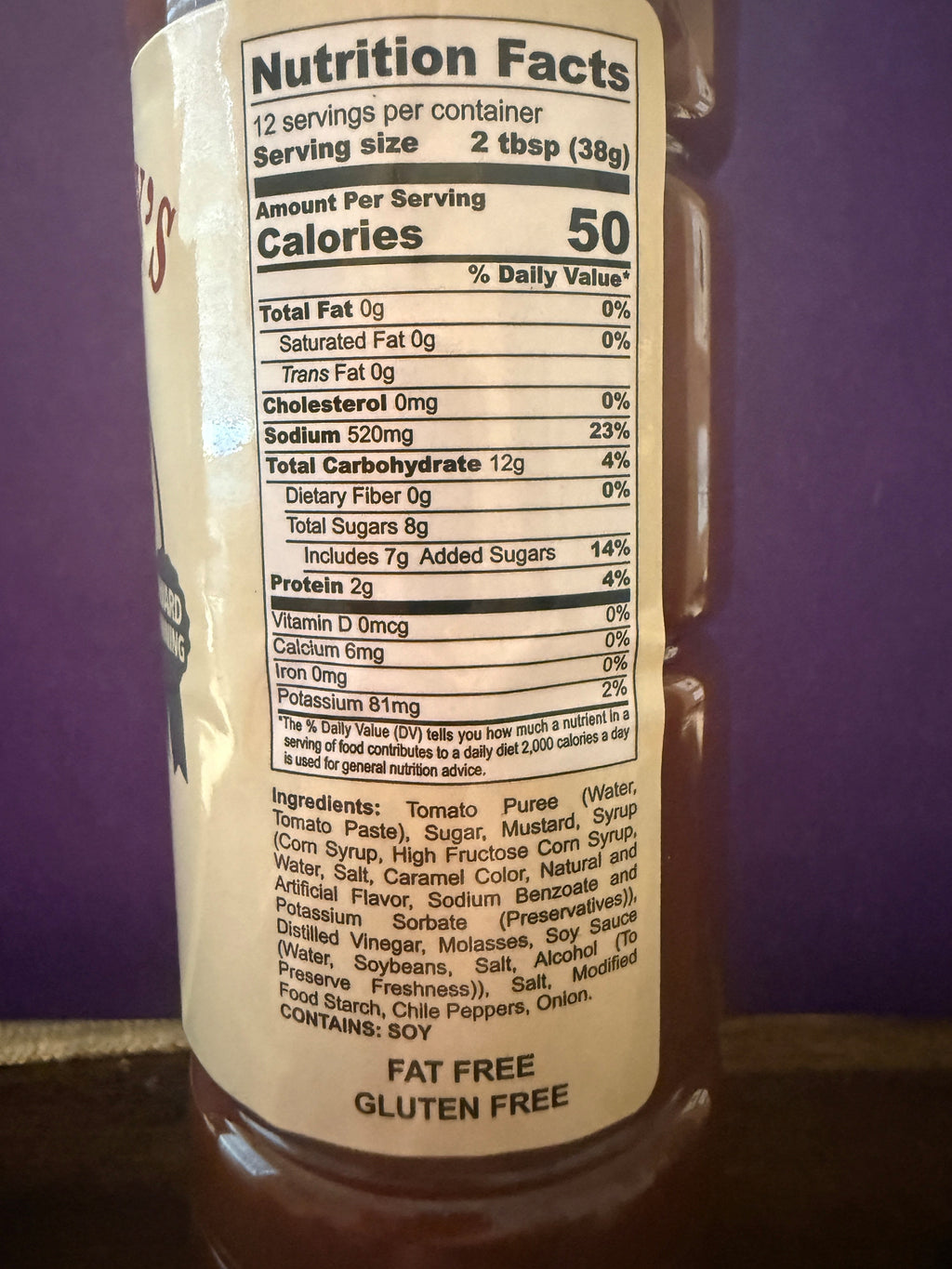 Hillbilly's Mild Barbeque Sauce