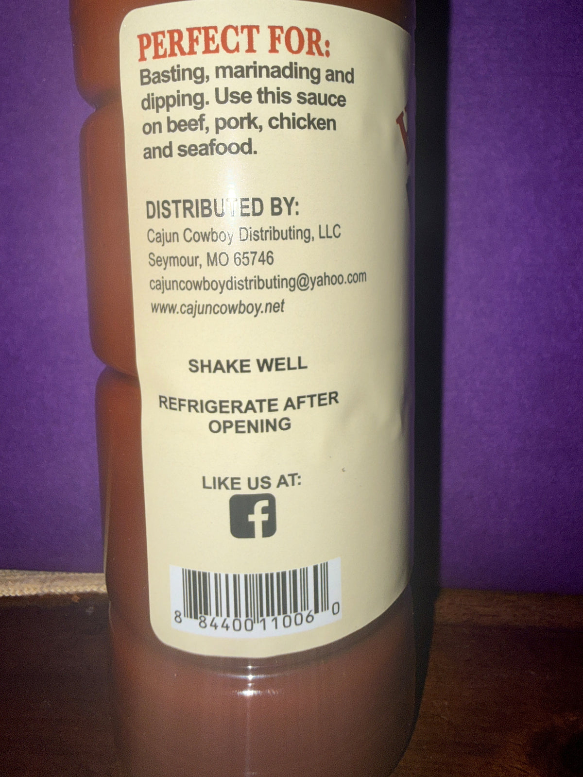 Hillbilly's Mild Barbeque Sauce
