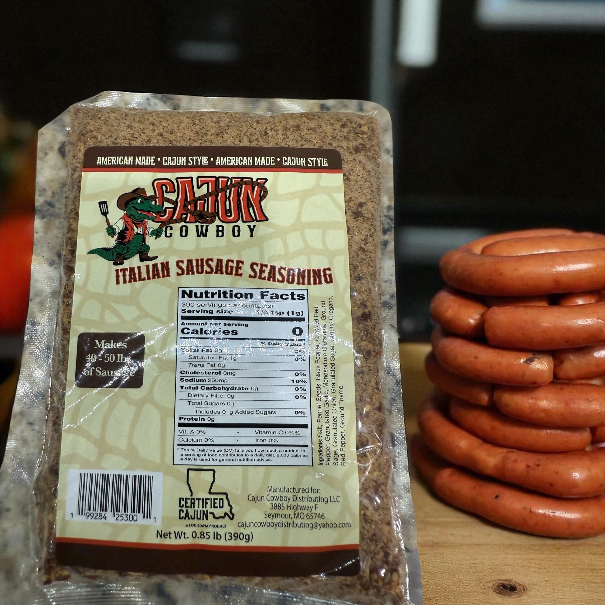 Cajun Cowboy Italian Sausage Seasoning