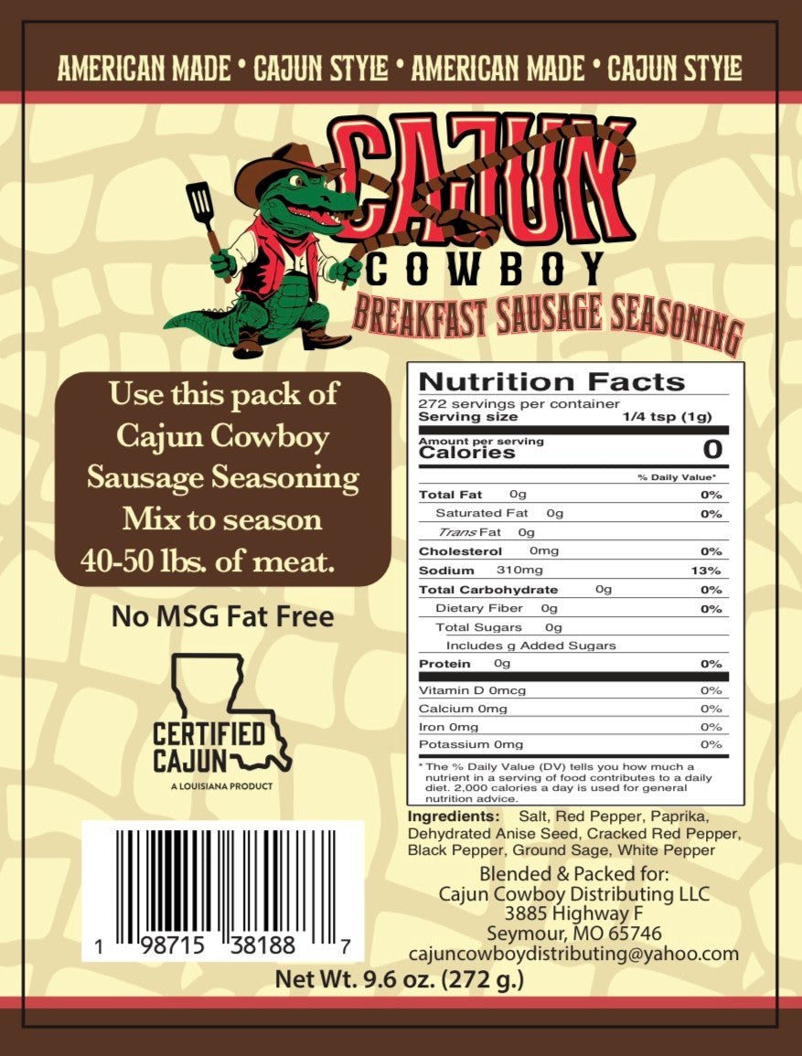 Breakfast Sausage Seasoning