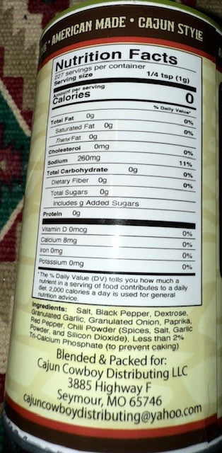 Trail Dust All Purpose Seasoning